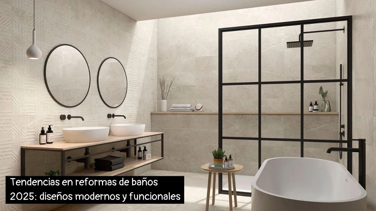 Tendencias en reformas de baños 2025