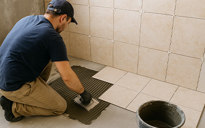 Alicatado y suelos de baño